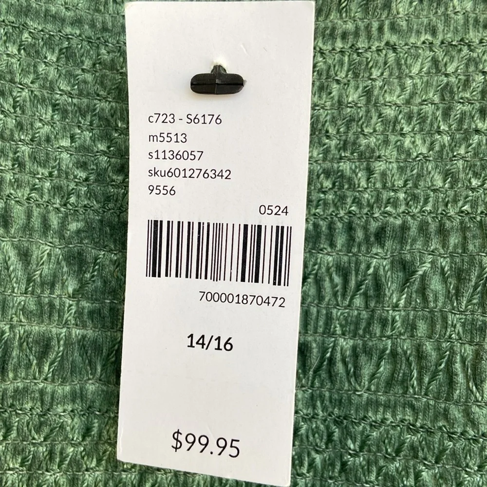 NWT  › Lane Bryant 
Smocked-Bodice Flutter-Sleeve Maxi
Dress size 14/16 - Picture 10 of 10